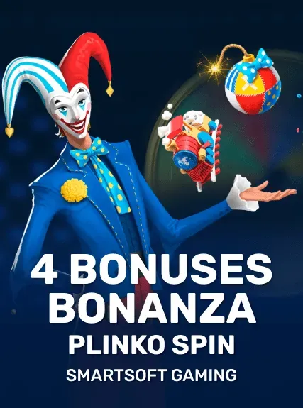 4 Bonuses Bonanza - Plinko Spin
